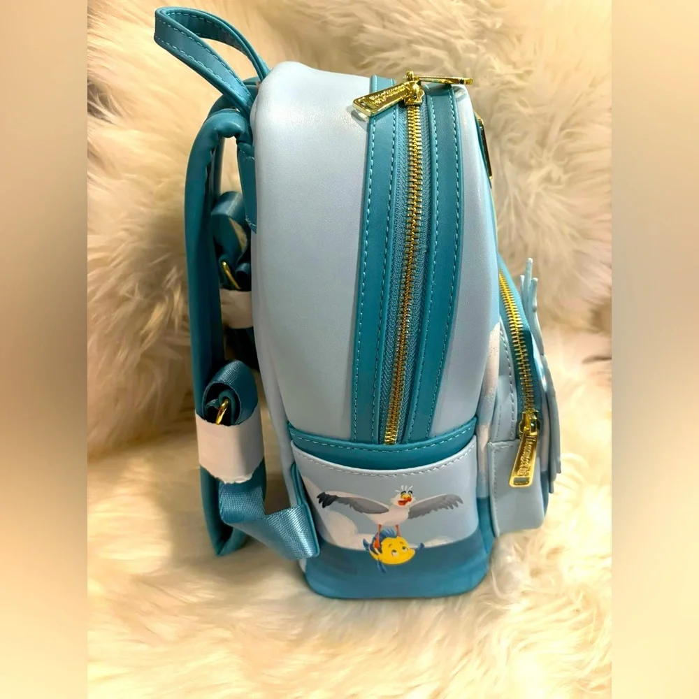 The Little Mermaid Wedding Scene Loungefly Backpack NWT